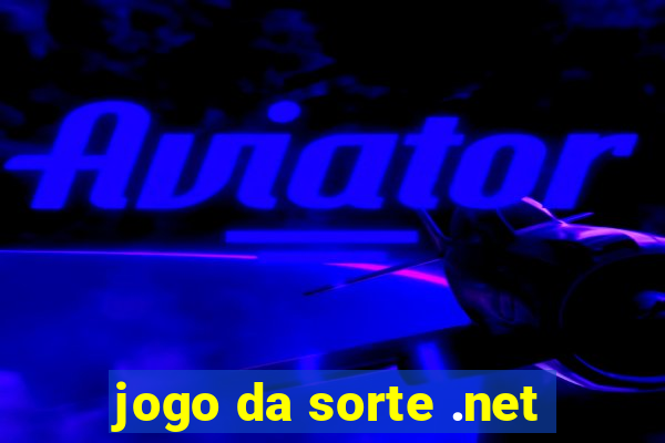 jogo da sorte .net