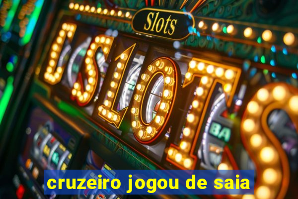 cruzeiro jogou de saia