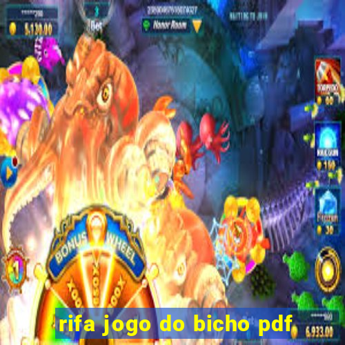 rifa jogo do bicho pdf