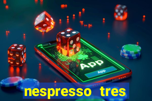 nespresso tres luzes piscando